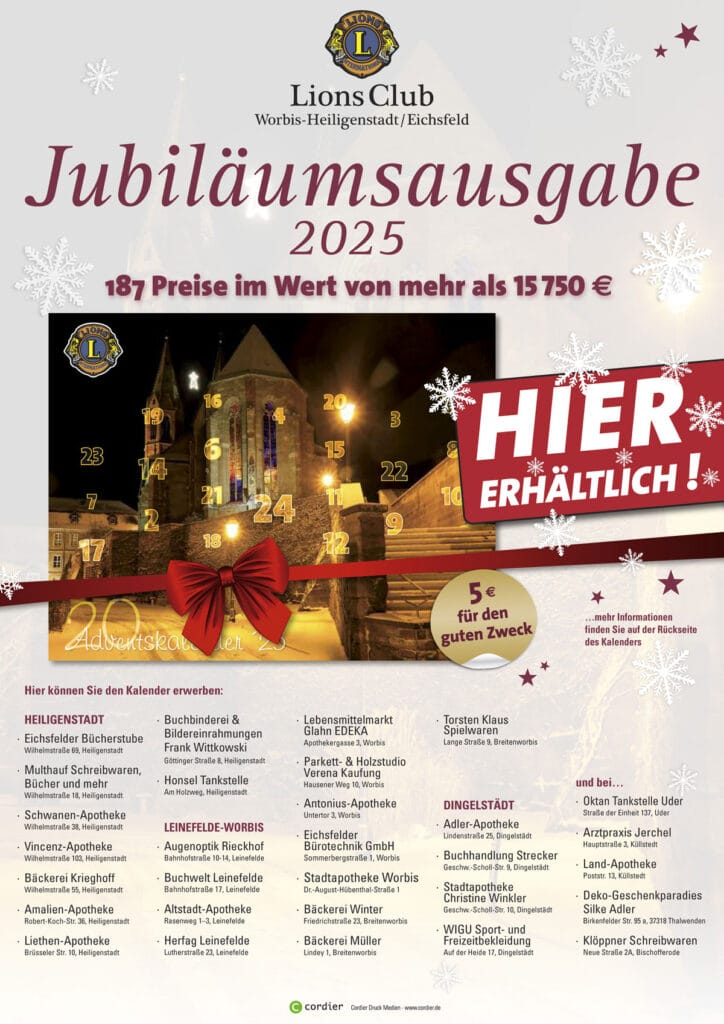 Adventskalender Lions Club 2025